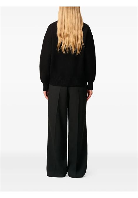 maglione collo alto adc uomo nero AMI PARIS | UKS839.018009